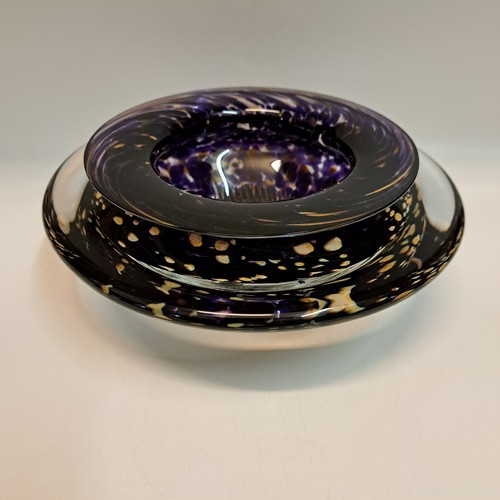 GBG-021 Ikebana Bowl Purple, Large $225 at Hunter Wolff Gallery