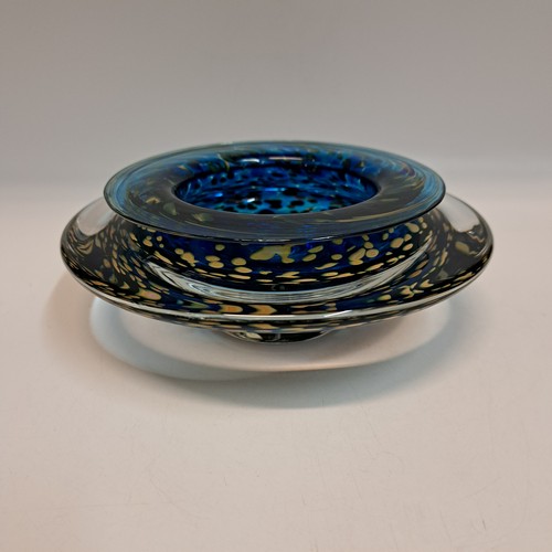 GBG-024 Ikebana Bowl Blue, Small $125 at Hunter Wolff Gallery