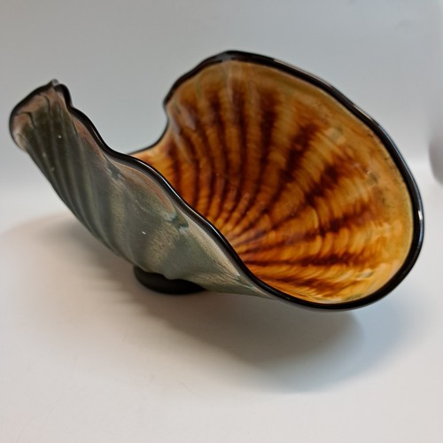 GBG-025 Shell, Primitive Green Shell & Gold $325 at Hunter Wolff Gallery