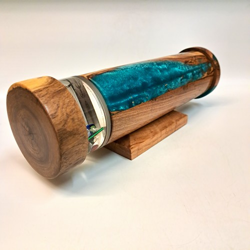 SC-097 Exotic Hardwood and Resin Kaleidoscope $174 at Hunter Wolff Gallery