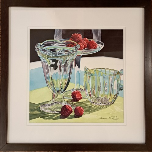 The Raspberry Stand 10.5x10.5 $770 at Hunter Wolff Gallery