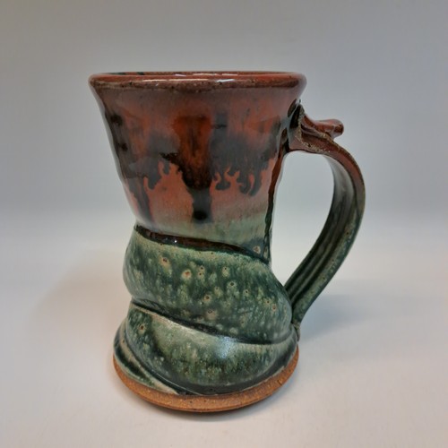 #241129 Hot/Cold Mug Green/Red $19 at Hunter Wolff Gallery