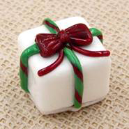HG-071 Christmas Present White Chocolate $47 at Hunter Wolff Gallery
