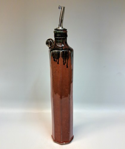 #241123 Oil/Vinegar Cruet Red $24.50 at Hunter Wolff Gallery