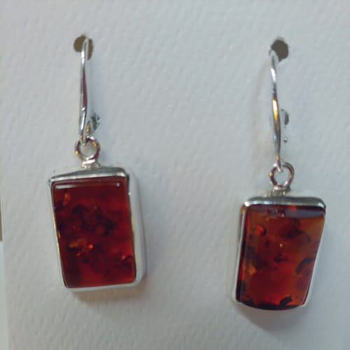HWG-051 Earrings, Rectangle $66 at Hunter Wolff Gallery