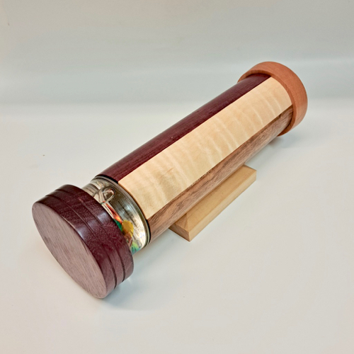 Click to view detail for SC-056 Exotic Hardwood Kaleidoscope $168