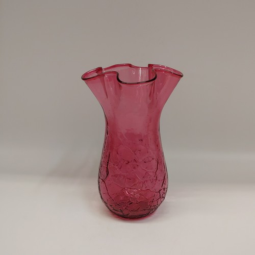 DB-639 Mini Vase Cranberry 5x2.5 $33 at Hunter Wolff Gallery