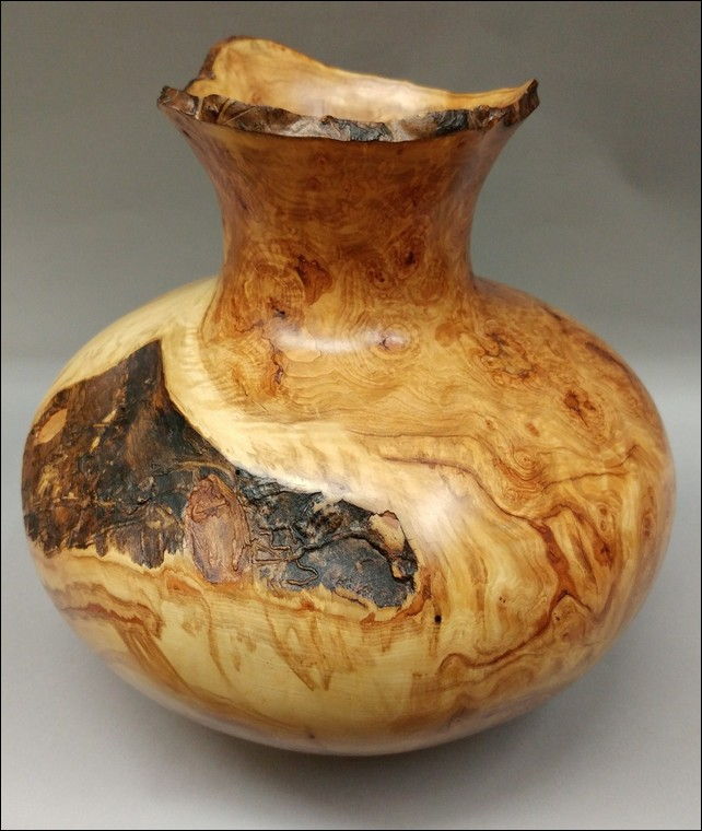 JW-018 Aspen Burl with Neck  at Hunter Wolff Gallery