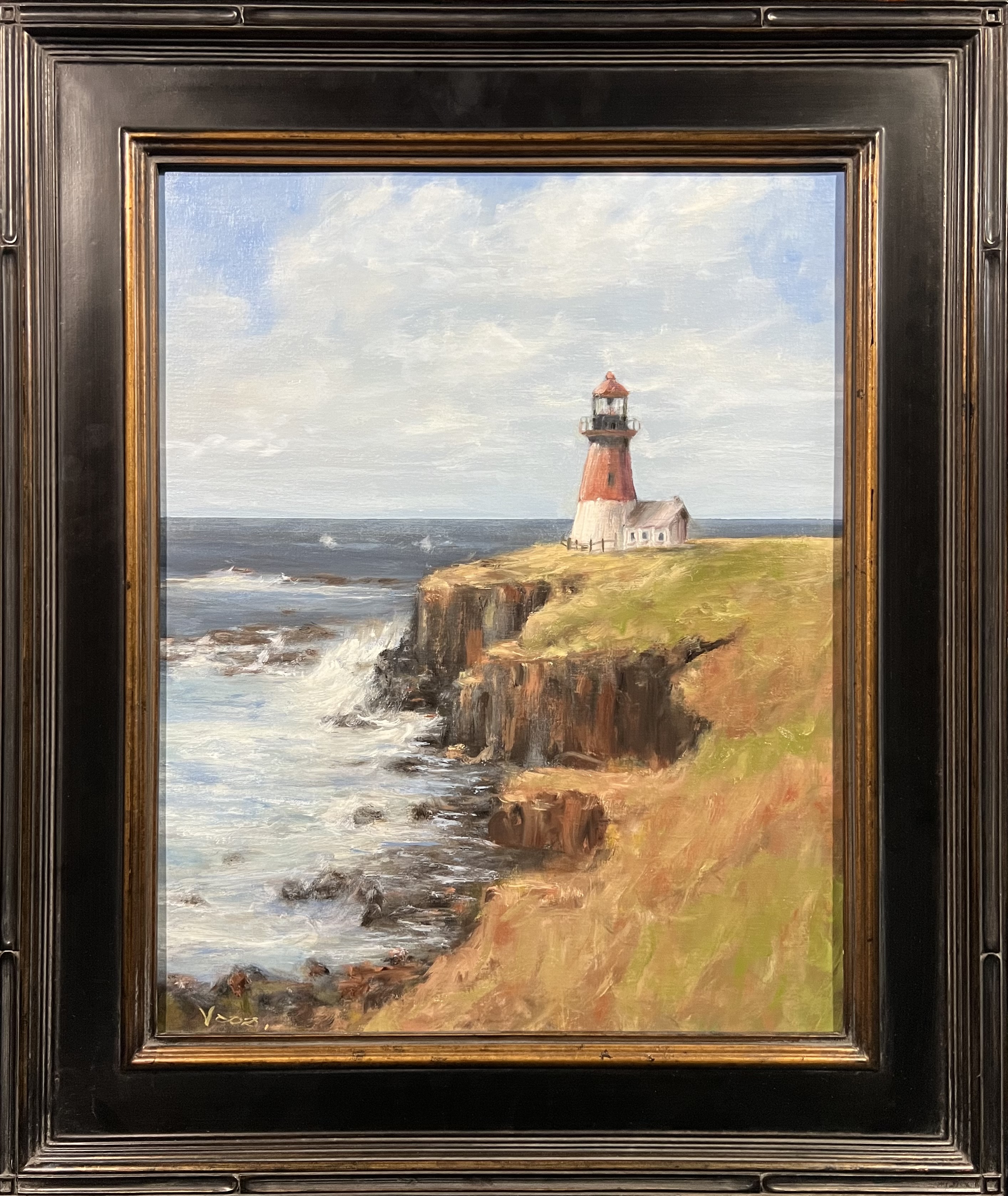 Click to view detail for Point Prim Lighthouse, Prince Edward Island 20x16 $1000