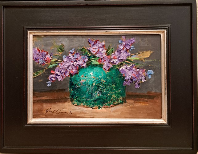 Spring Lilacs 8x12 $495 at Hunter Wolff Gallery