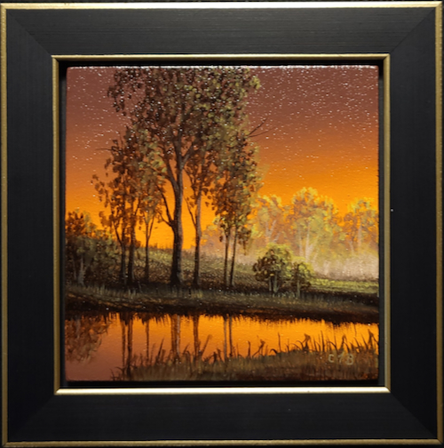 Twilight 4x4 $375 at Hunter Wolff Gallery