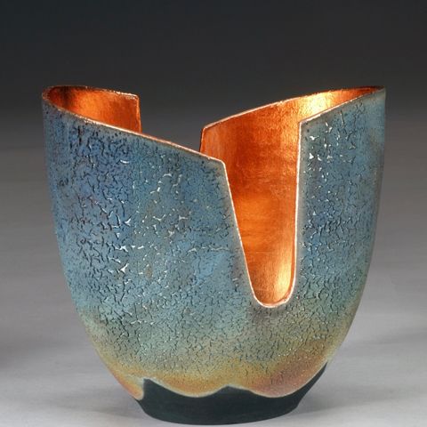 WB-1256 Glow Pot 6.75 x 7.25 x 6.25 $365 at Hunter Wolff Gallery