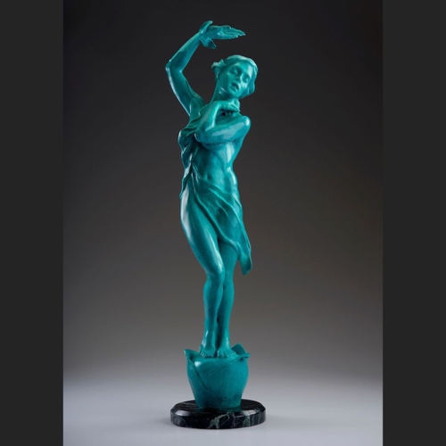 MB-S061 Primavera Bronze Sculpture  $3955 at Hunter Wolff Gallery