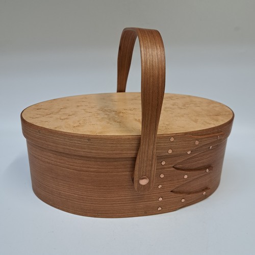 BJ-001 Shaker Treasure Box w/tray/handle $180 at Hunter Wolff Gallery