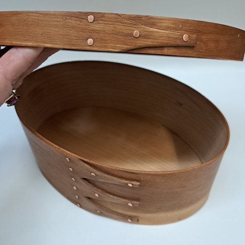 BJ-007 Shaker Treasure Box Cherry  $165 at Hunter Wolff Gallery