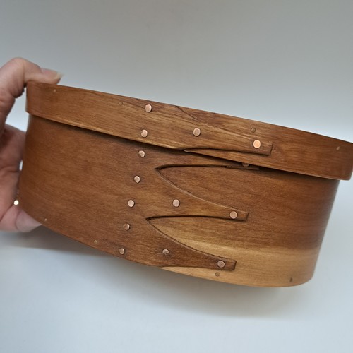 BJ-007 Shaker Treasure Box Cherry  $165 at Hunter Wolff Gallery