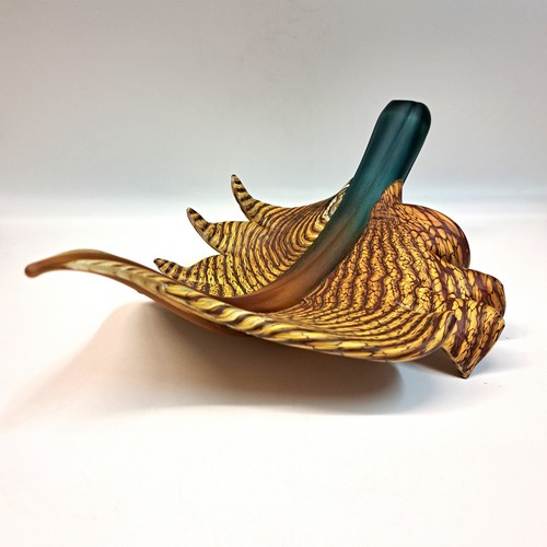Click to view detail for GBG-018 Leaf, Arbor Sculpture Gold, Tangerine, Sage $1950
