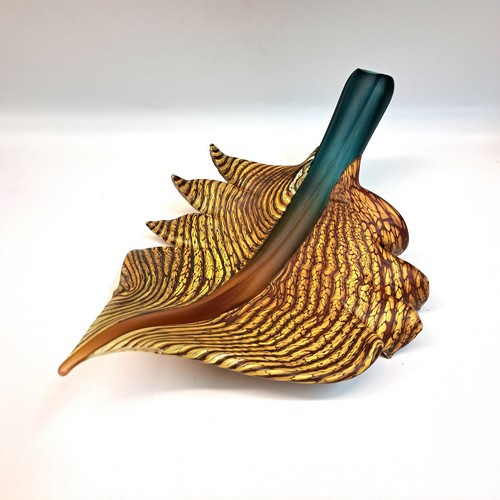 GBG-018 Leaf, Arbor Sculpture Gold, Tangerine, Sage $1950 at Hunter Wolff Gallery