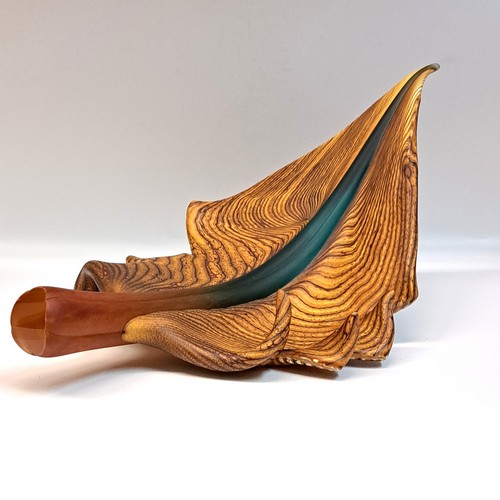 Click to view detail for GBG-019 Leaf, Arbor Sculpture Gold, Sage, Topaz $635
