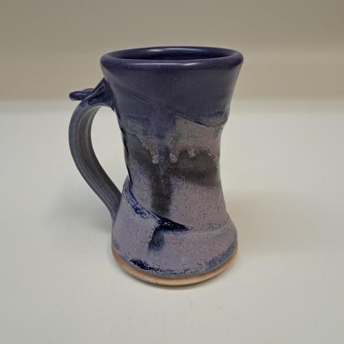 #260202 Mug Blue & Violet $22 at Hunter Wolff Gallery