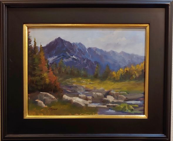 Mountain Blues 12x16 at Hunter Wolff Gallery