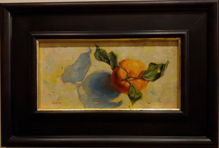 Sun-kissed Tangerine 6x12 at Hunter Wolff Gallery