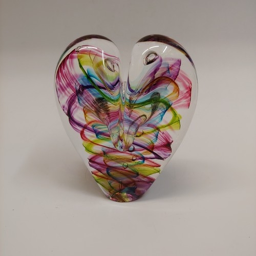 Click to view detail for DG-074 Heart Multi-Color Ribbons $110