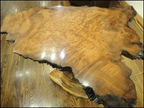 JW-096 Table, Reclaimed Redwood & Juniper at Hunter Wolff Gallery