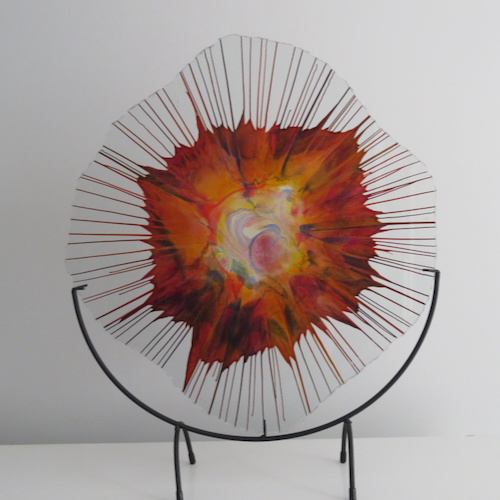 Click to view detail for DD2601 Art Glass EnergyWeb $460
