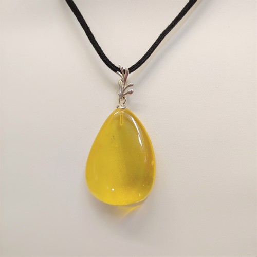  HWG-103 Pendant, Two-Tone Yellow Pear Shape $73 at Hunter Wolff Gallery
