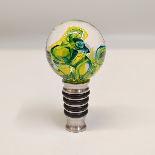 Click to view detail for DG-105 Bottle Stopper Blue & Lime $48.50