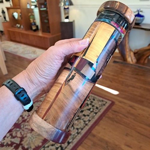 SC-117 Kaleidoscope Mixed Exotic Hardwoods $176 at Hunter Wolff Gallery
