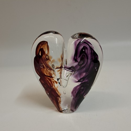 DG-119 Heart Purple & Red $110 at Hunter Wolff Gallery