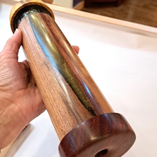 Click to view detail for SC-119 Kaleidoscope Exotic Hardwoods, White Oak, Mesquite & Resin  $176