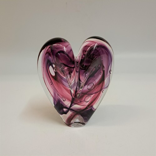 Click to view detail for DG-120 Heart Raspberry & Pink $110