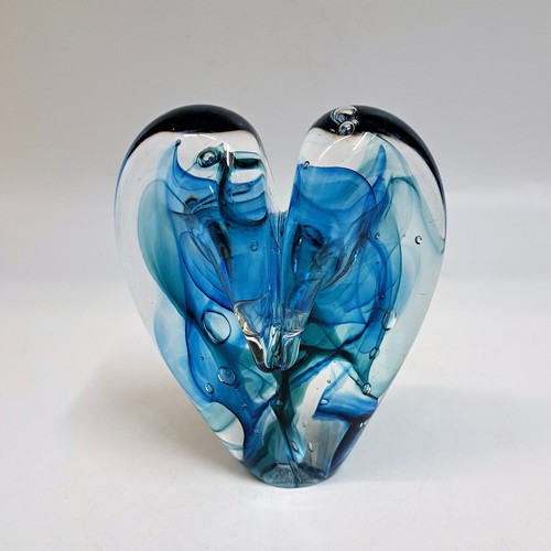 DG-121 Heart Agua $110 at Hunter Wolff Gallery