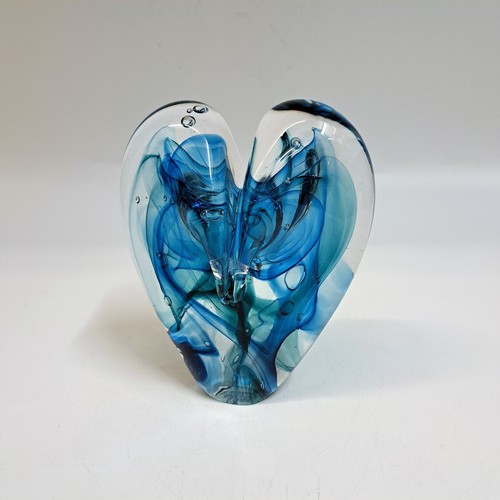 DG-121 Heart Agua $110 at Hunter Wolff Gallery