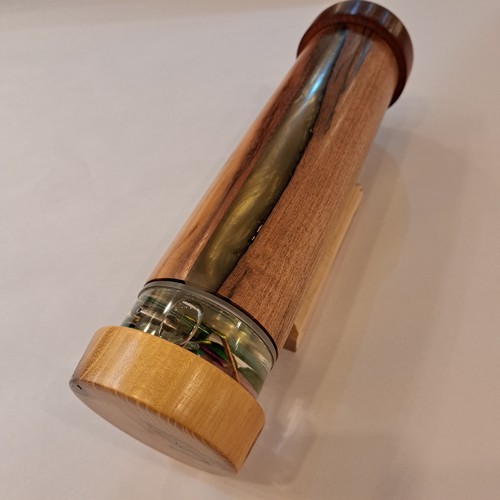 SC-121 Kaleidoscope Exotic Hardwoods, Bois d'Arc, Padauk, Bubinga $176 at Hunter Wolff Gallery