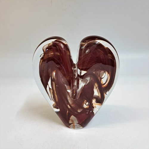 DG-123 Heart Burgundy Red $110 at Hunter Wolff Gallery