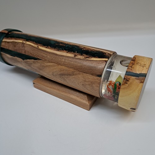 SC-128 Kaleidoscope, Exotic Hardwood, Mesquite and Resin $178 at Hunter Wolff Gallery