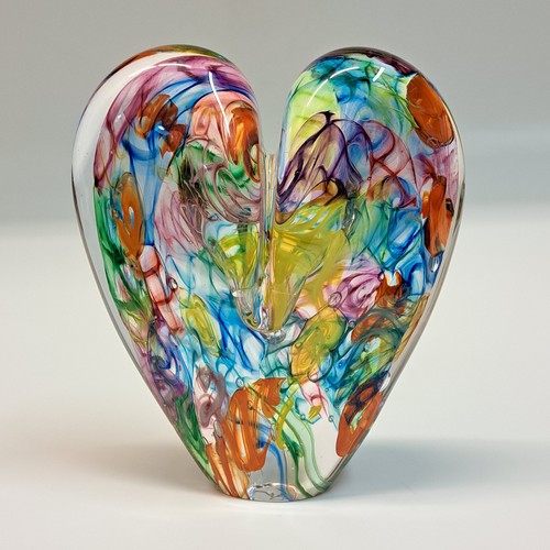 Click to view detail for DG-135 Blown Glass Heart Confetti $112