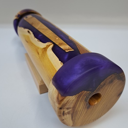 SC-135 Kaleidoscope, Exotic Hardwood, Osage and Purple Resin $178 at Hunter Wolff Gallery