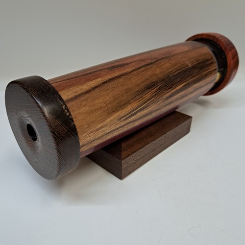 Click to view detail for SC-146 Kaleidoscope, Exotic Hardwood, Cocobolo, African Padauk, Wenge and Purpleheart $178