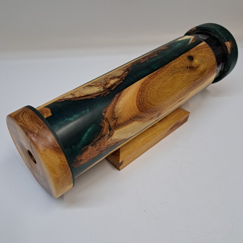 SC-150 Kaleidoscope, Exotic Hardwood, Bois d'arc wood and Poly resin $178 at Hunter Wolff Gallery