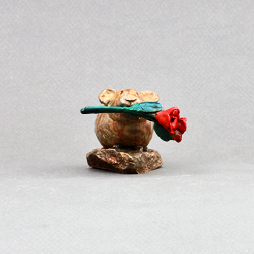 FL156 American Pika Bronze 2x2x2 $135 at Hunter Wolff Gallery