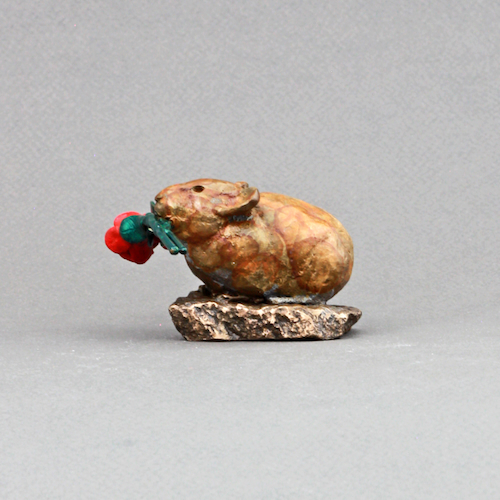 FL157 American Pika Bronze 2x2x2 $135 at Hunter Wolff Gallery
