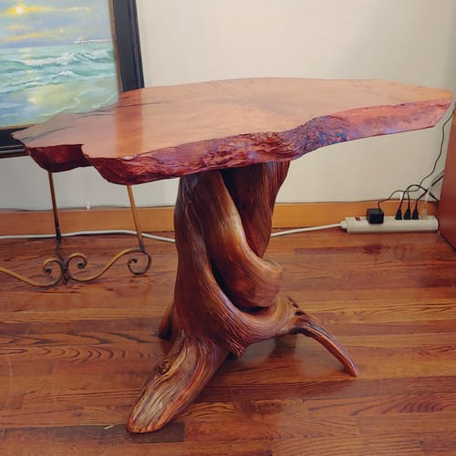 Click to view detail for JW-188 End Table Redwood & Juniper $2500