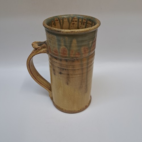 #260320 Beer Stein Yellow & Moss $24 at Hunter Wolff Gallery