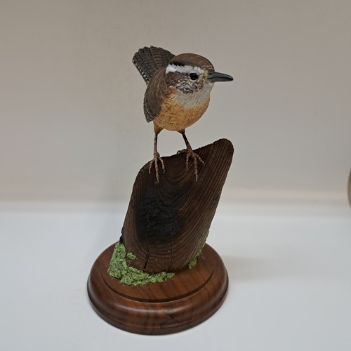 Carolina Wren 7.5x4.5x4.5 $975 at Hunter Wolff Gallery