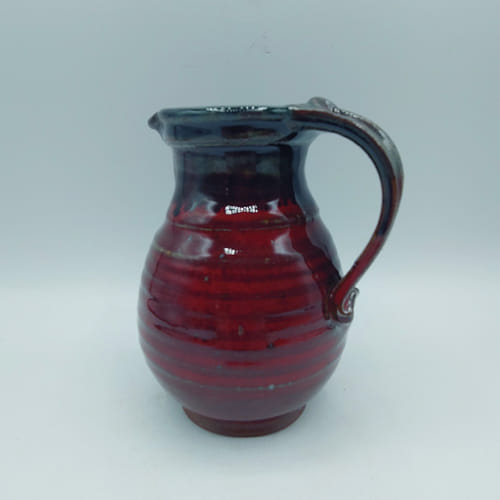 #211059 Creamer/Pitcher Red/Blk $18 at Hunter Wolff Gallery